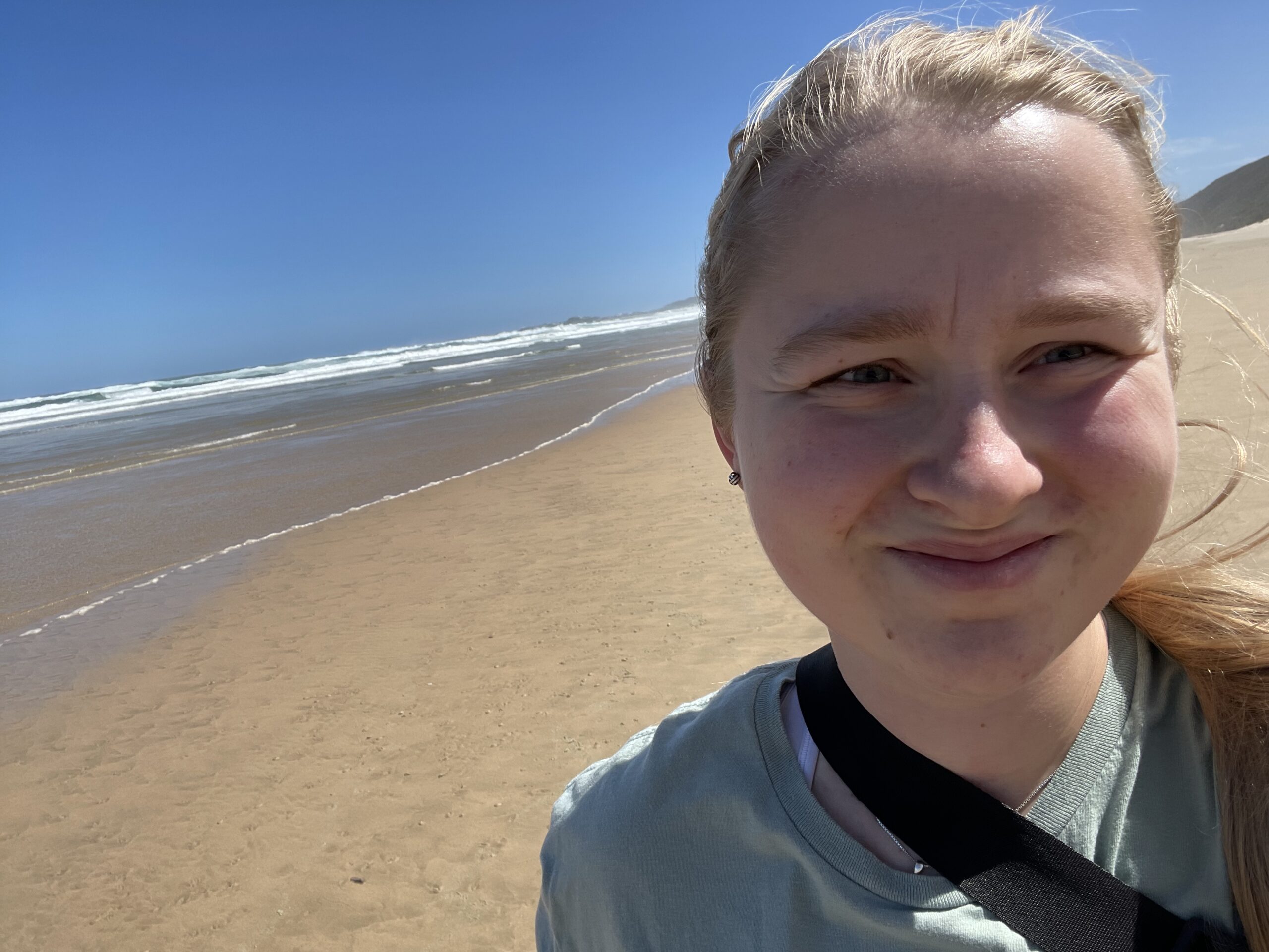 Megan Hunter by the Ocean